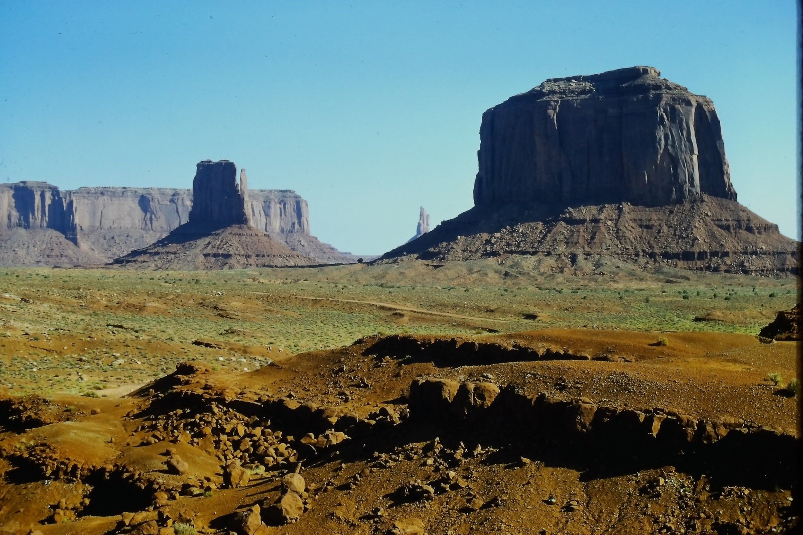 c1960\'s Kodachrome 35mm Slide, Monument Valley Desert Landscape Arizona Colorado