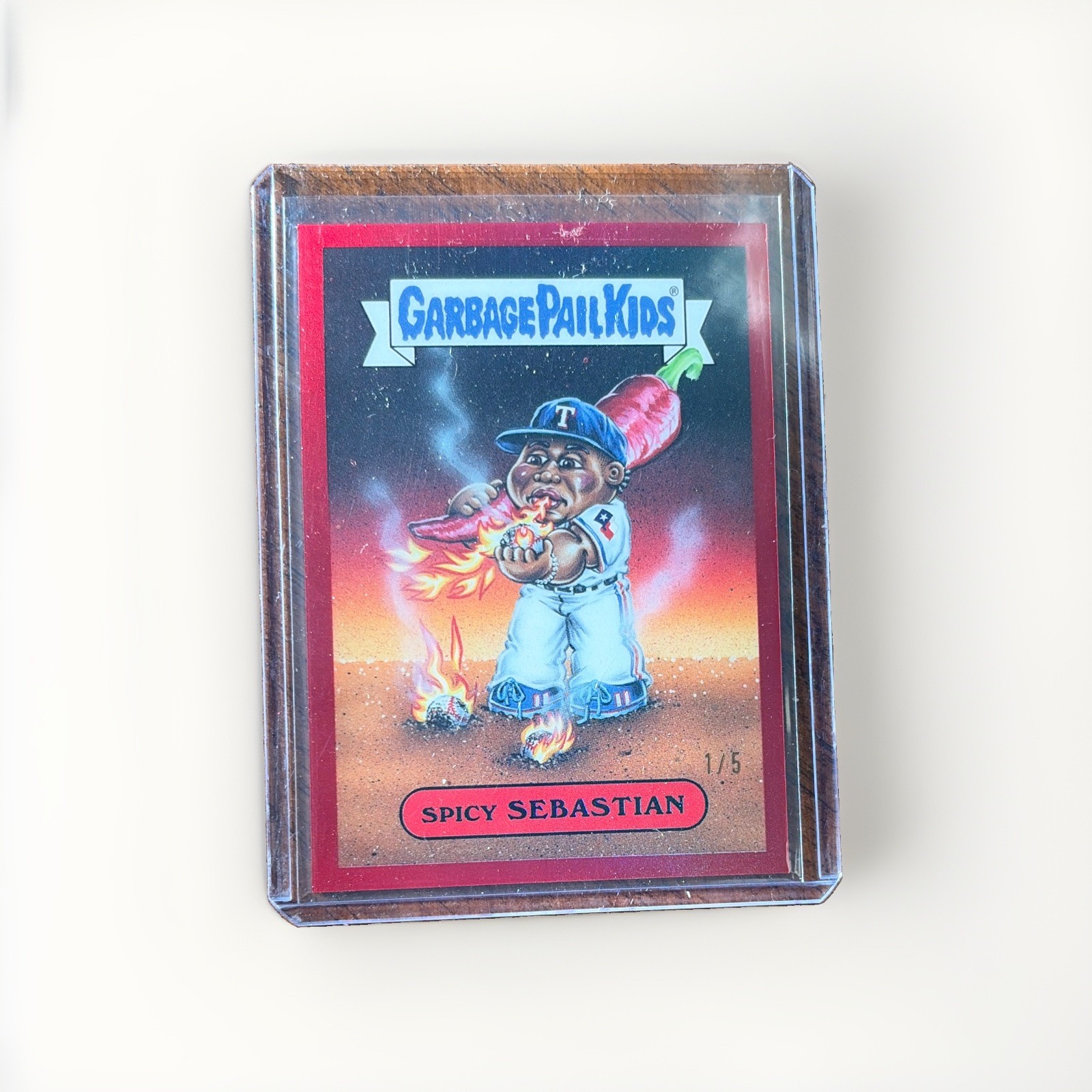 Topps 2026 x MLB Garbage Pail Kids Spicy Sebastian GPK-42 Walcott  /5