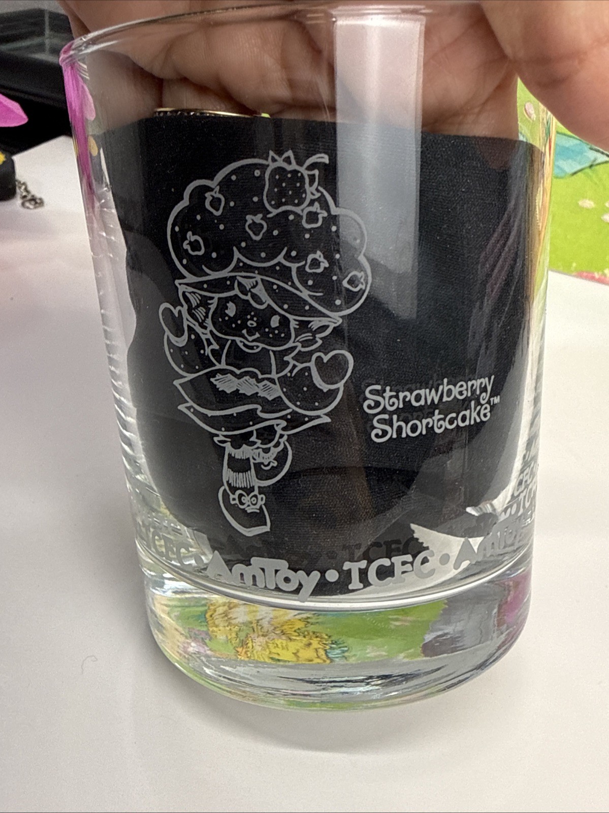 Strawberry Shortcake Special Event Give Away Glass For TCFC AmToy Promo Event Strawberry Shortcake Special Event Give Away Glass For TCFC AmToy Promo Event