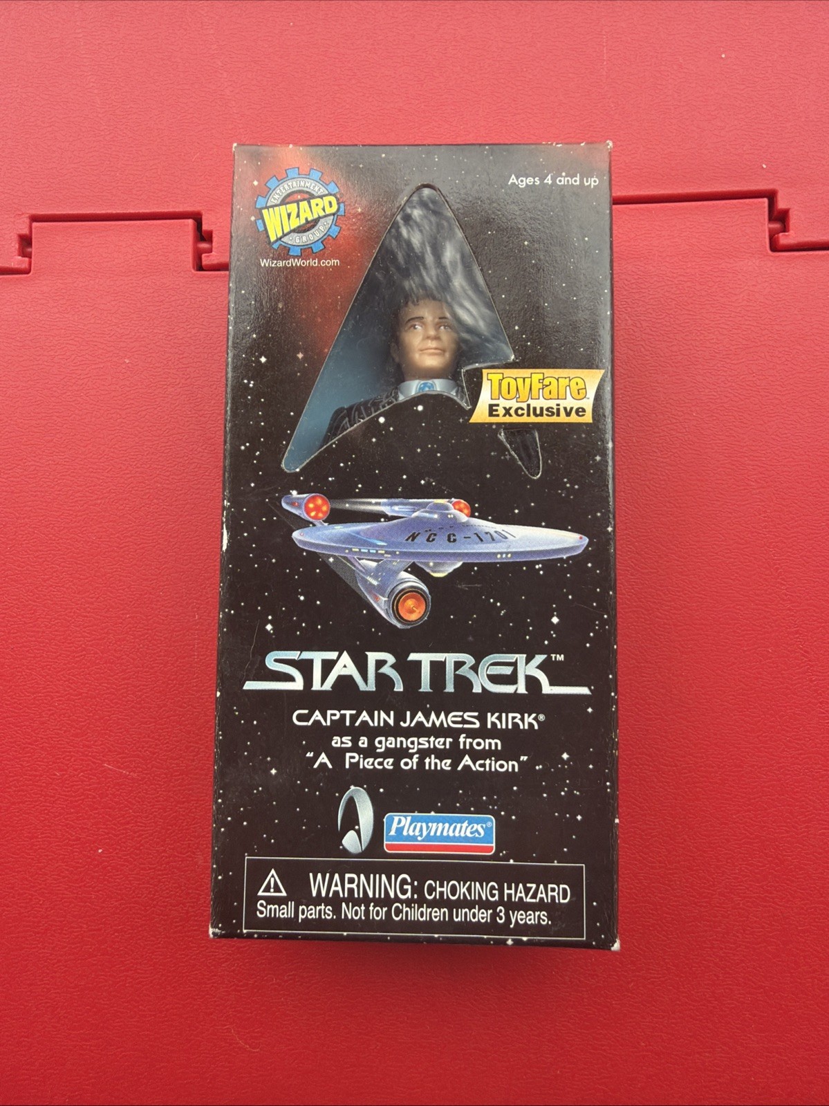 1999 Playmates Star Trek Captain Kirk A Piece of the Action Toyfare Exclusive
