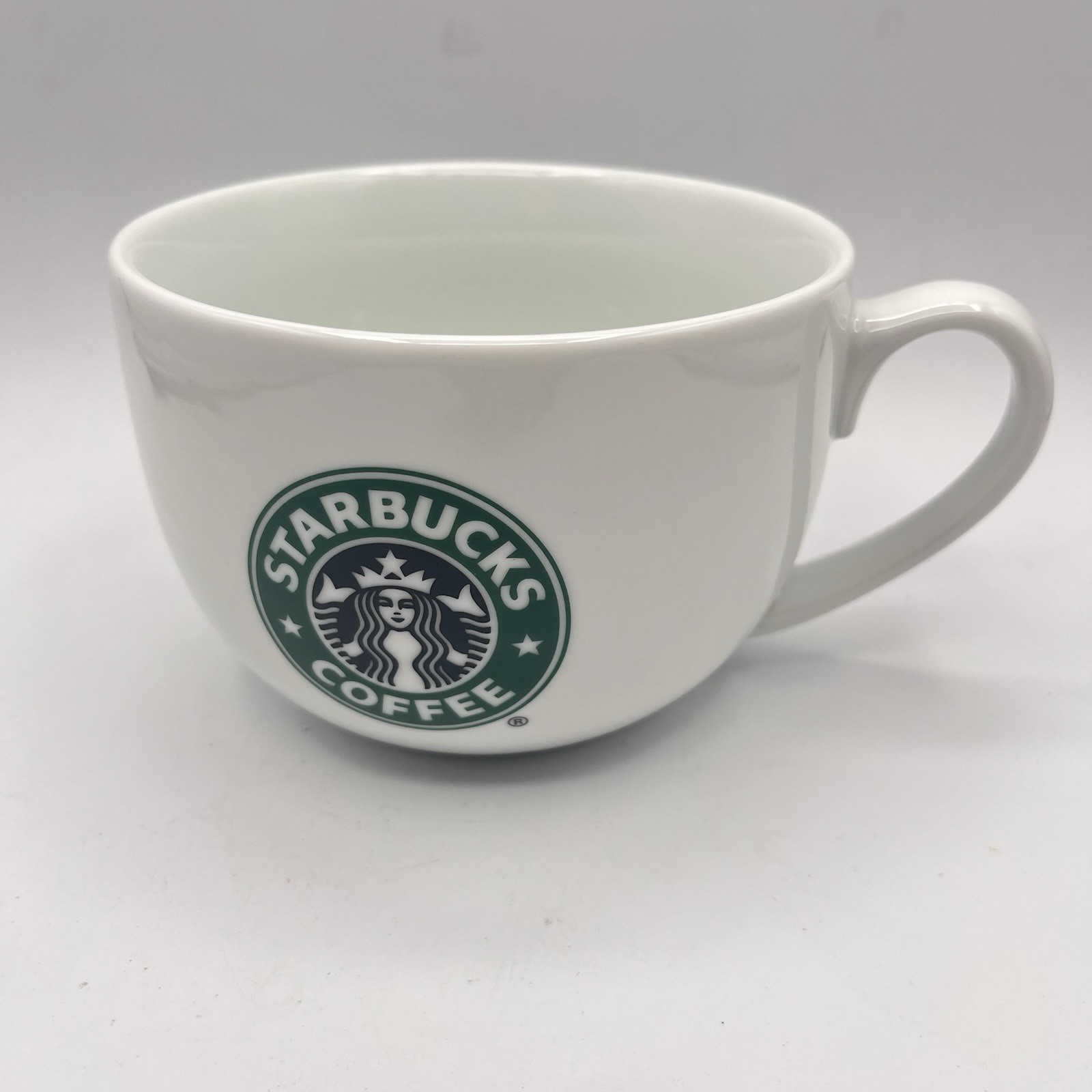 Starbucks Coffee Logo Mug 2006 White Ceramic Cup Microwave Dishwasher Safe