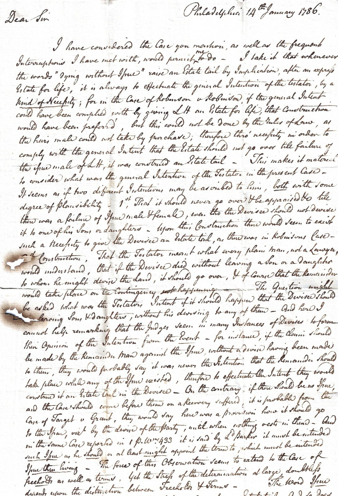 [University Of Pennsylvania] Two Important Figures Strive For Intent Of Dead Man
