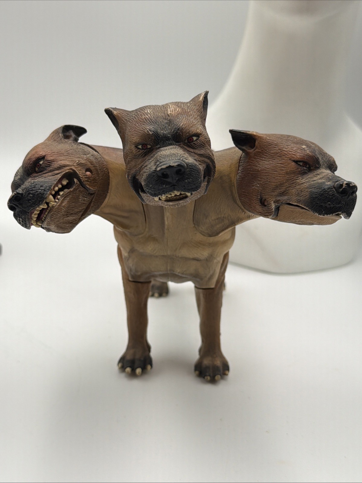 Vintage 2001 Warner Bros Harry Potter Fluffy Cerberus 3 Headed Dog Action Figure