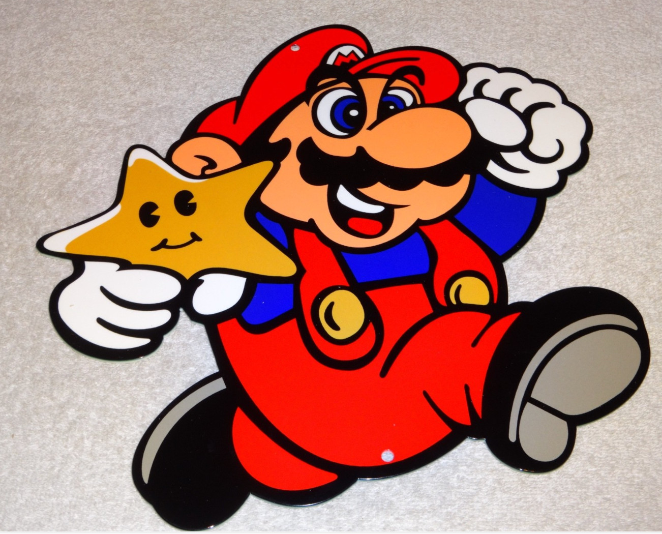 VINTAGE MARIO BROTHERS SUPER NINTENDO +STAR 12\