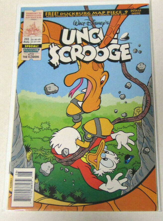 Walt Disney\'s Uncle Scrooge #269 VF+ 1992 Walt Disney Comics Donald Duck