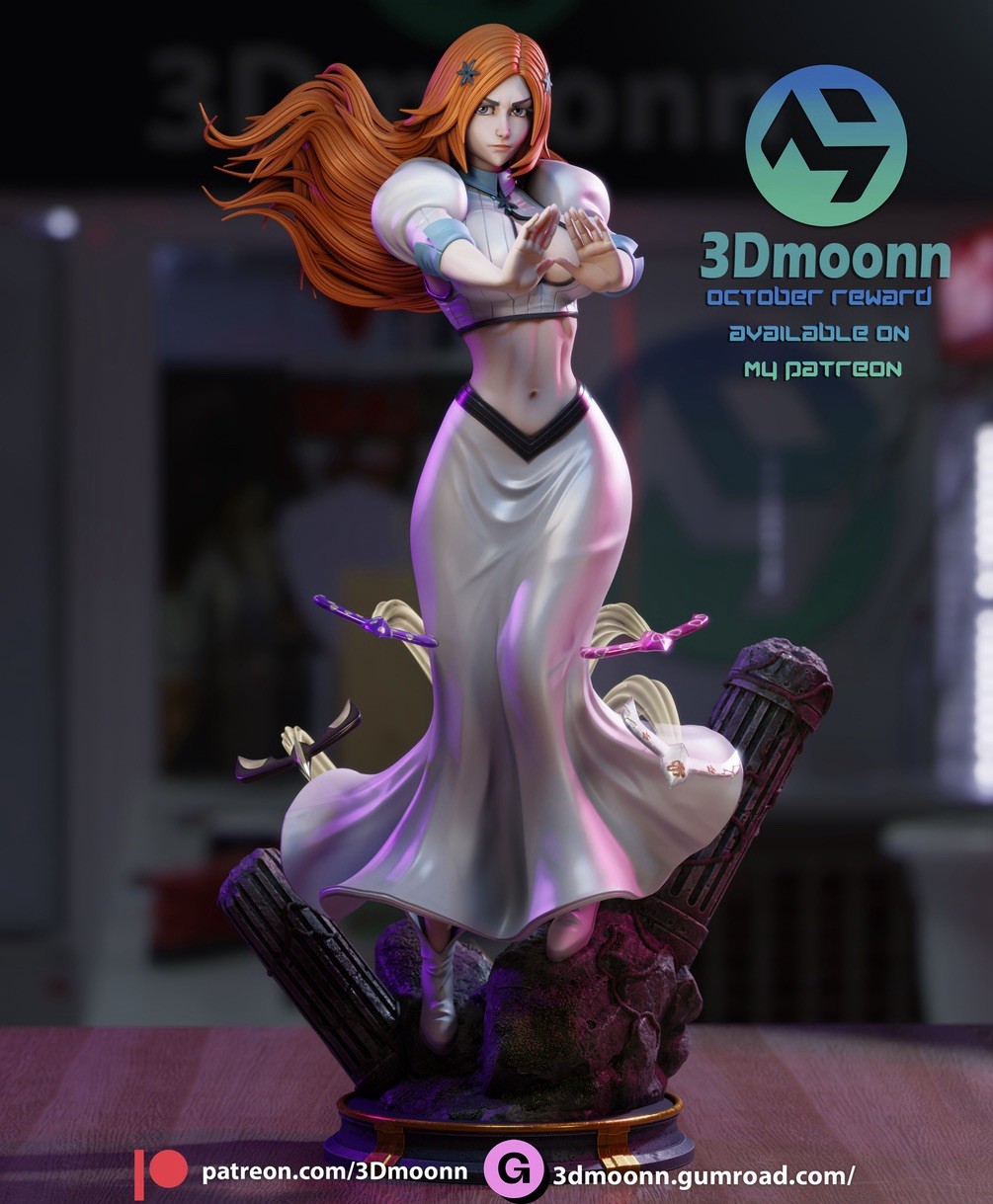 Orihime Bleach Shun Shun Rikka Edition | 1/6 Resin Garage Kit | Unpainted