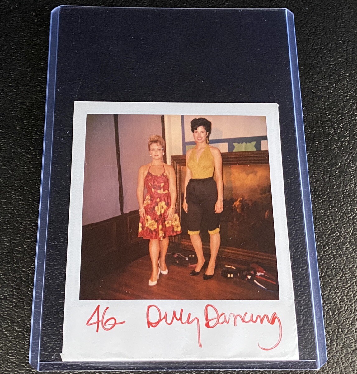 2 Pretty Actress 50s Style Polaroid Wardrobe Original Photo Rockabilly Dress 2 Pretty Actress 50s Style Polaroid Wardrobe Original Photo Rockabilly Dress