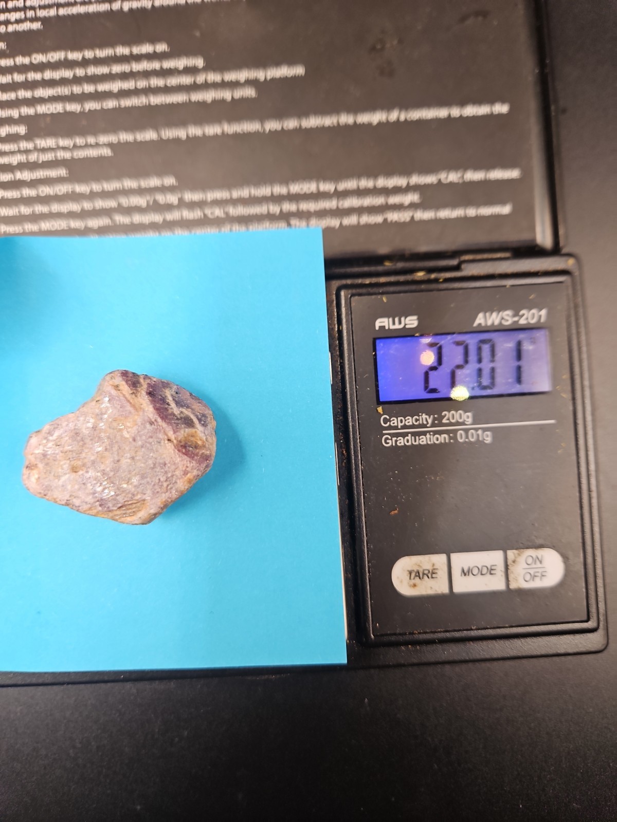 22 Gram Ruby, North Carolina, Natural
