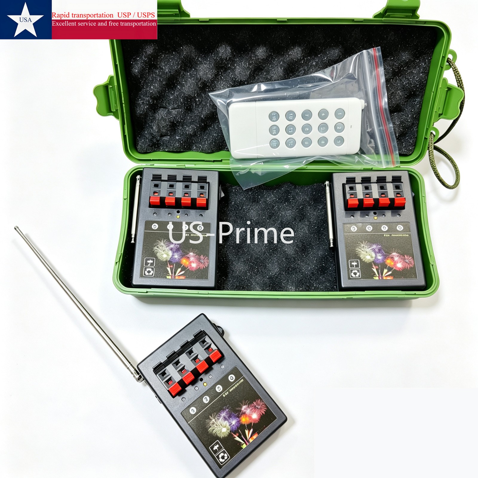 1PCS Profession 12 Cue Wireless Fireworks Firing System Remote Control 