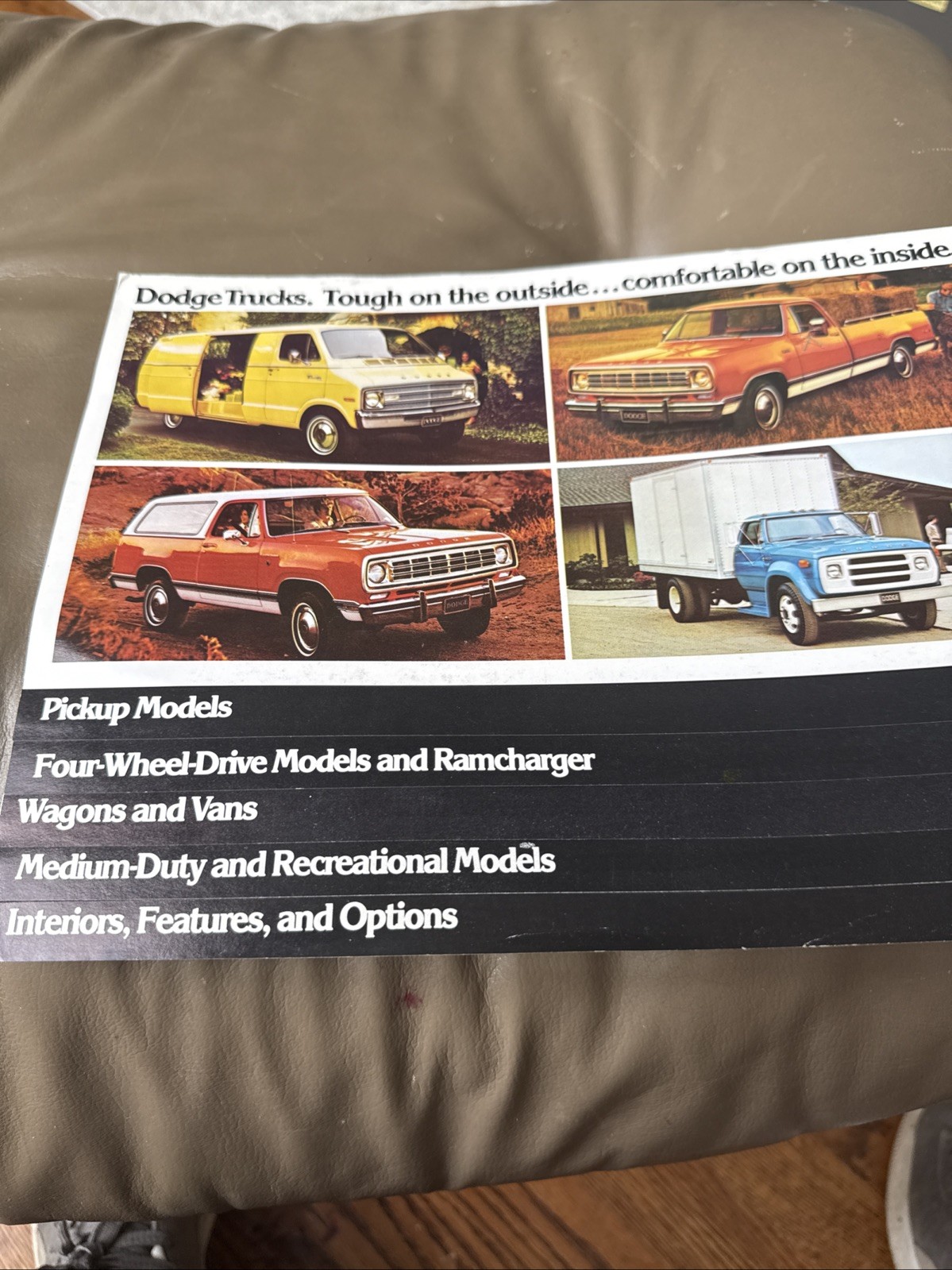 1976 Dodge Trucks (Full Line) - Dealership Sales Brochure (12 pages)
