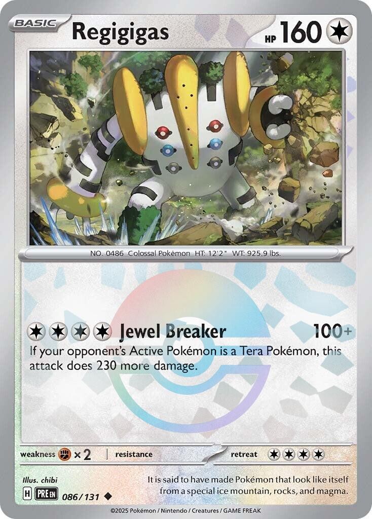 Regigigas (Poke Ball Pattern) Holofoil [PRE - 086/131]