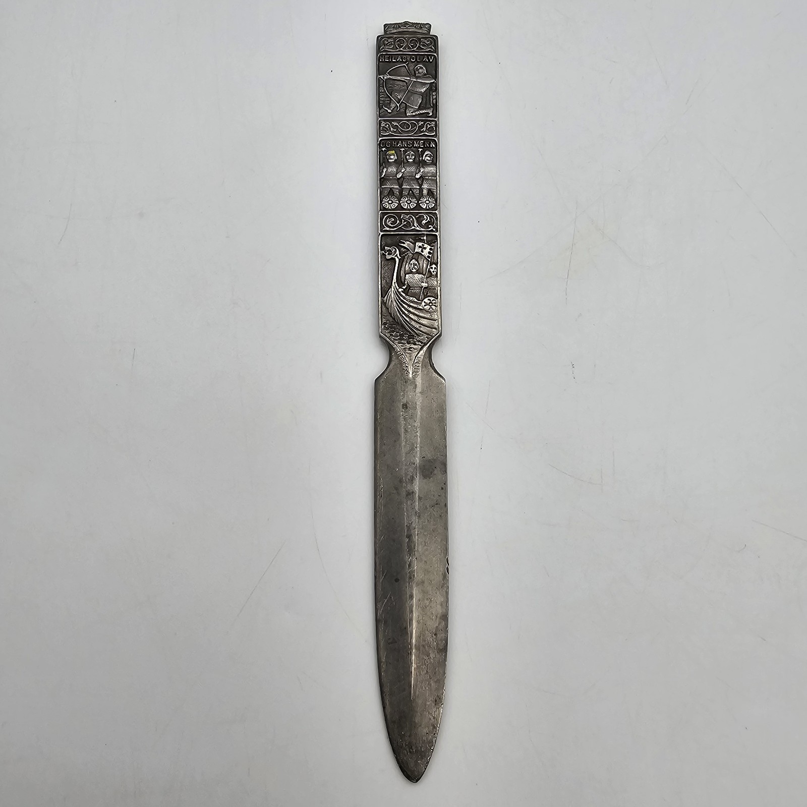 Hardanger Kongetinn Letter Opener Vintage