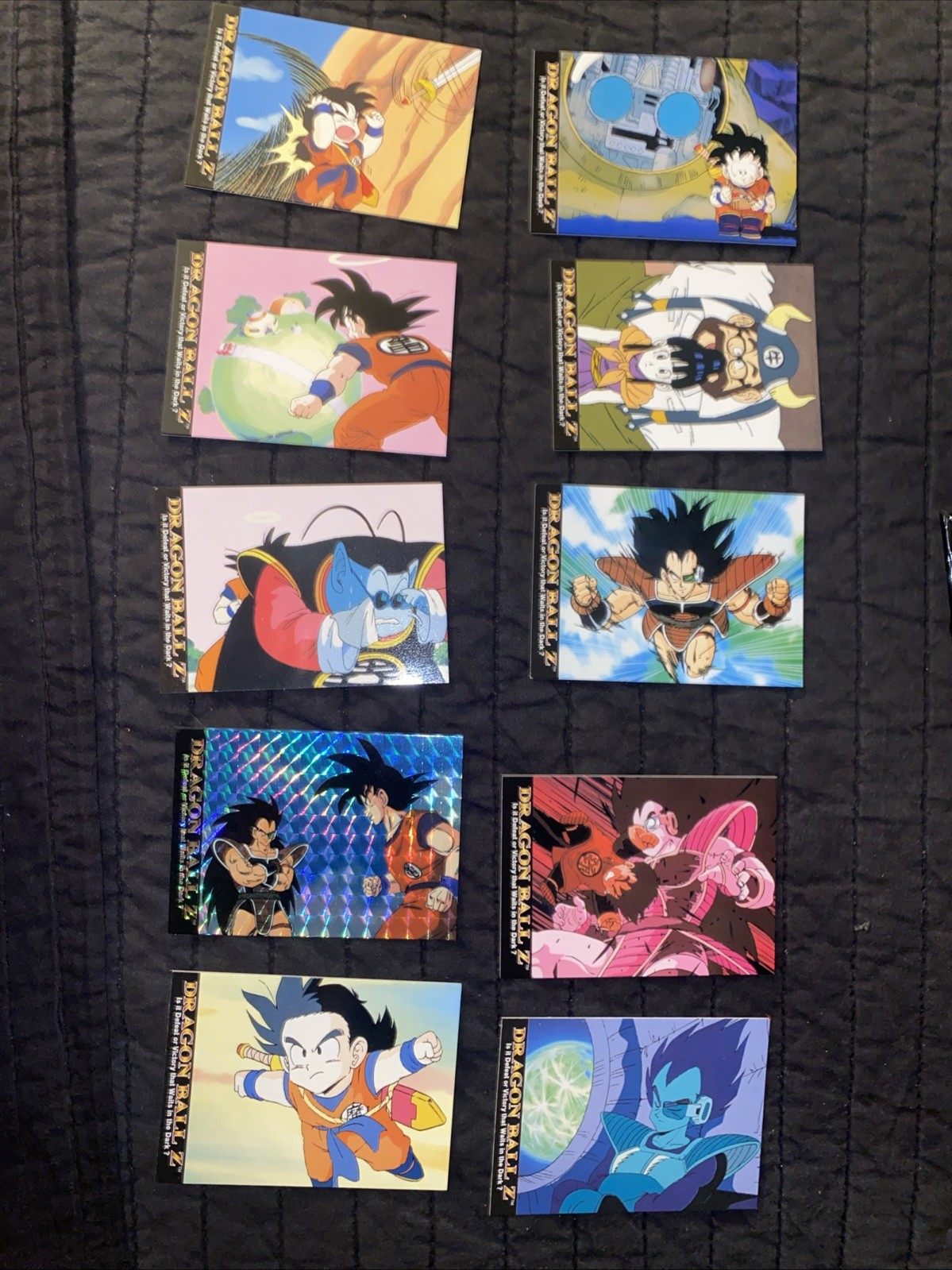 Dragon Ball Z 1996 Trading Cards Series 1 Cards All Same pack Pack 10 Near mint