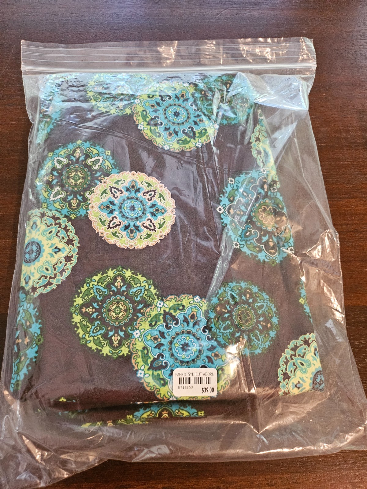Longaberger 5 Yards Sisters Adorn Bulk Uncut Fabric Package New in plastic