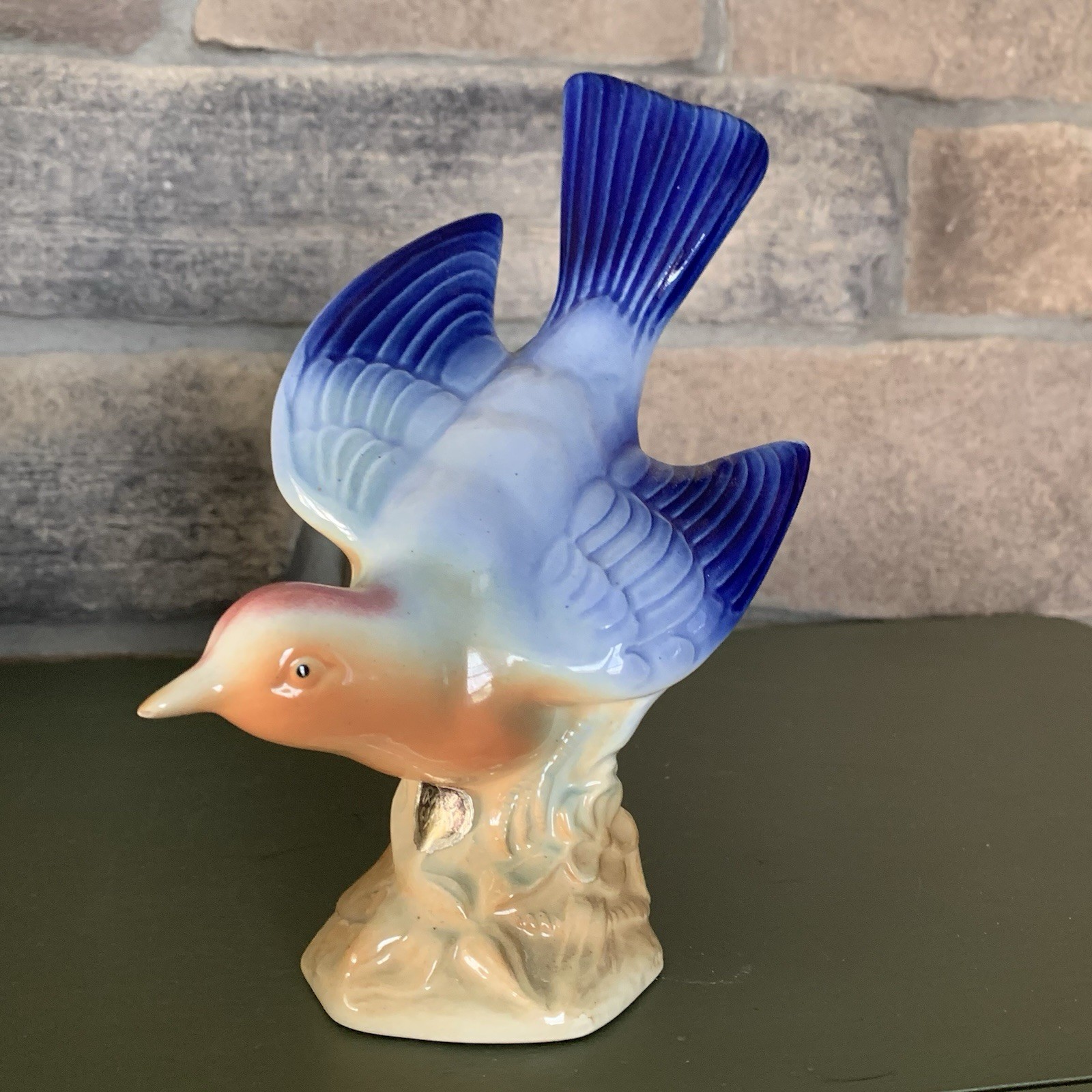 Vintage Royal Copley Bluebird Figurine 8