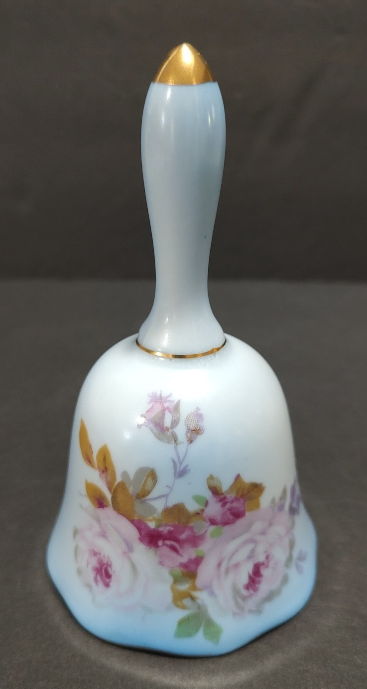 Vtg 1960s Nippon Japan Porcelain Dinner Bell 5\