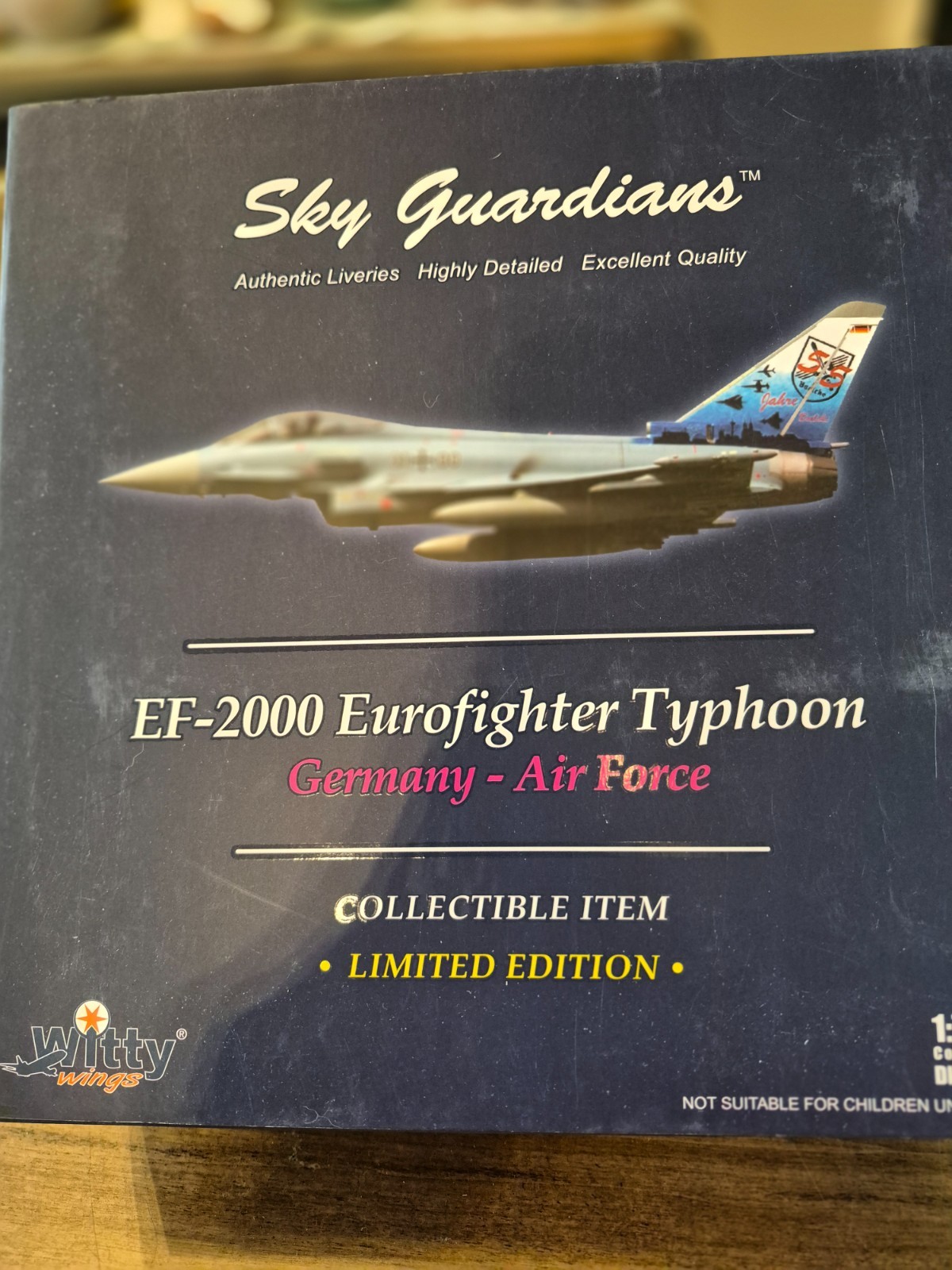 1/72 scale EF-2000 Eurofighter Typhoon Luftwaffe Witty Wings Diecast