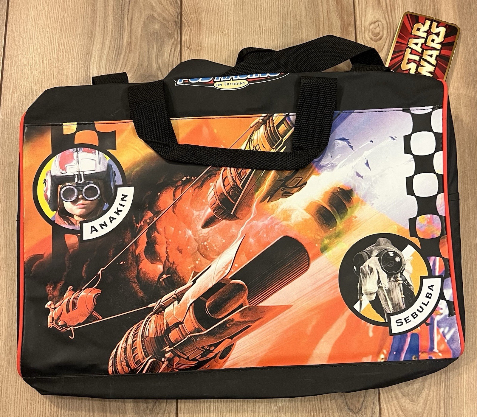 Vintage 1999 Star Wars Episode 1 Anakin Skywalker Pod Racing Duffle Bag NWT\'S
