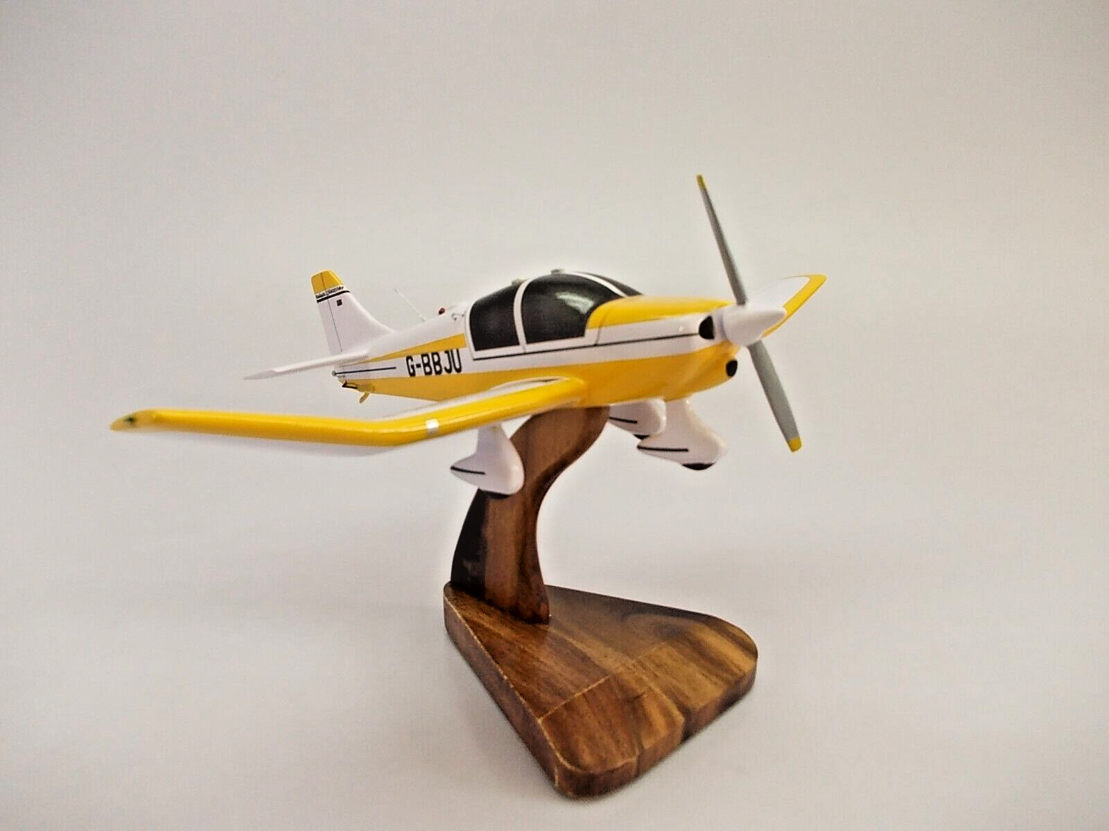 Robin DR400 DR-400 Aircraft Desktop Kiln Dried Wood Model Small New