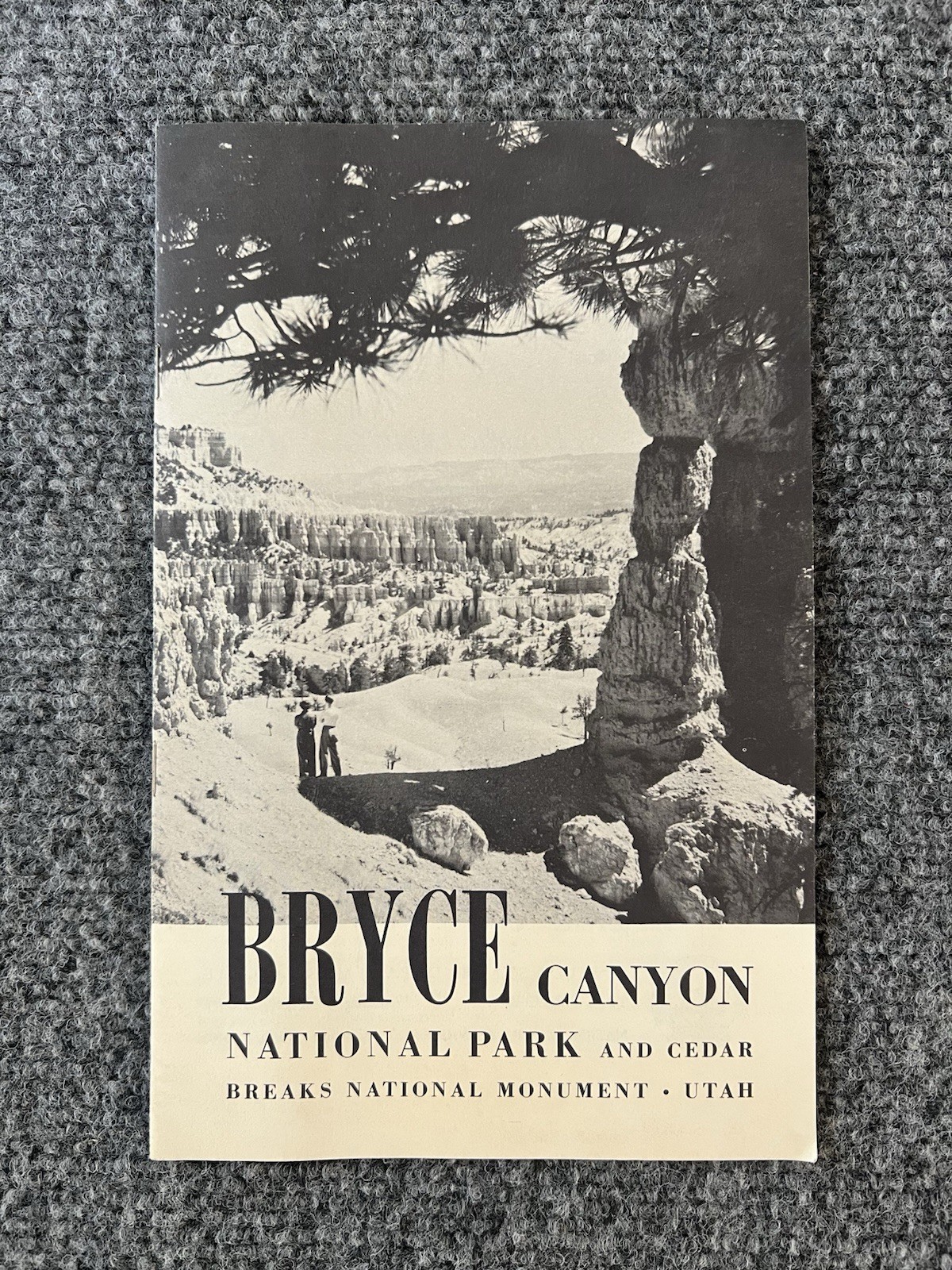 Utah VTG 1950s Brochure Bryce Canyon National Park Mid Century Travel Souvenir