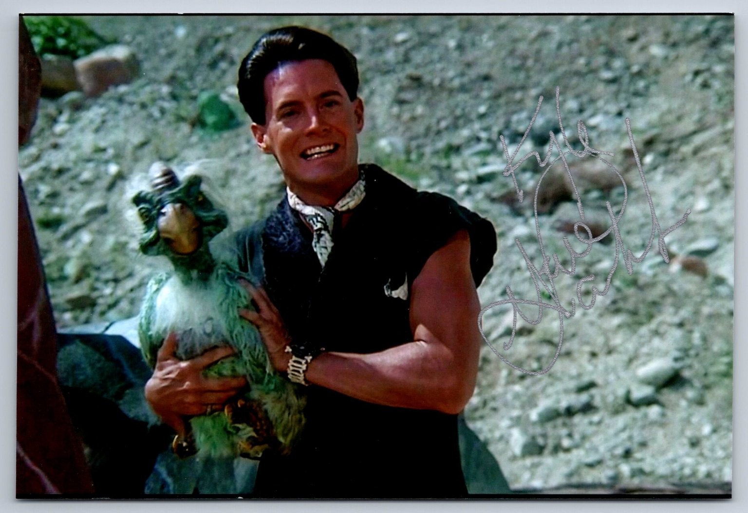 Kyle MacLachlan Autographed Photo The Flintstones Fred Flintstone Signed
