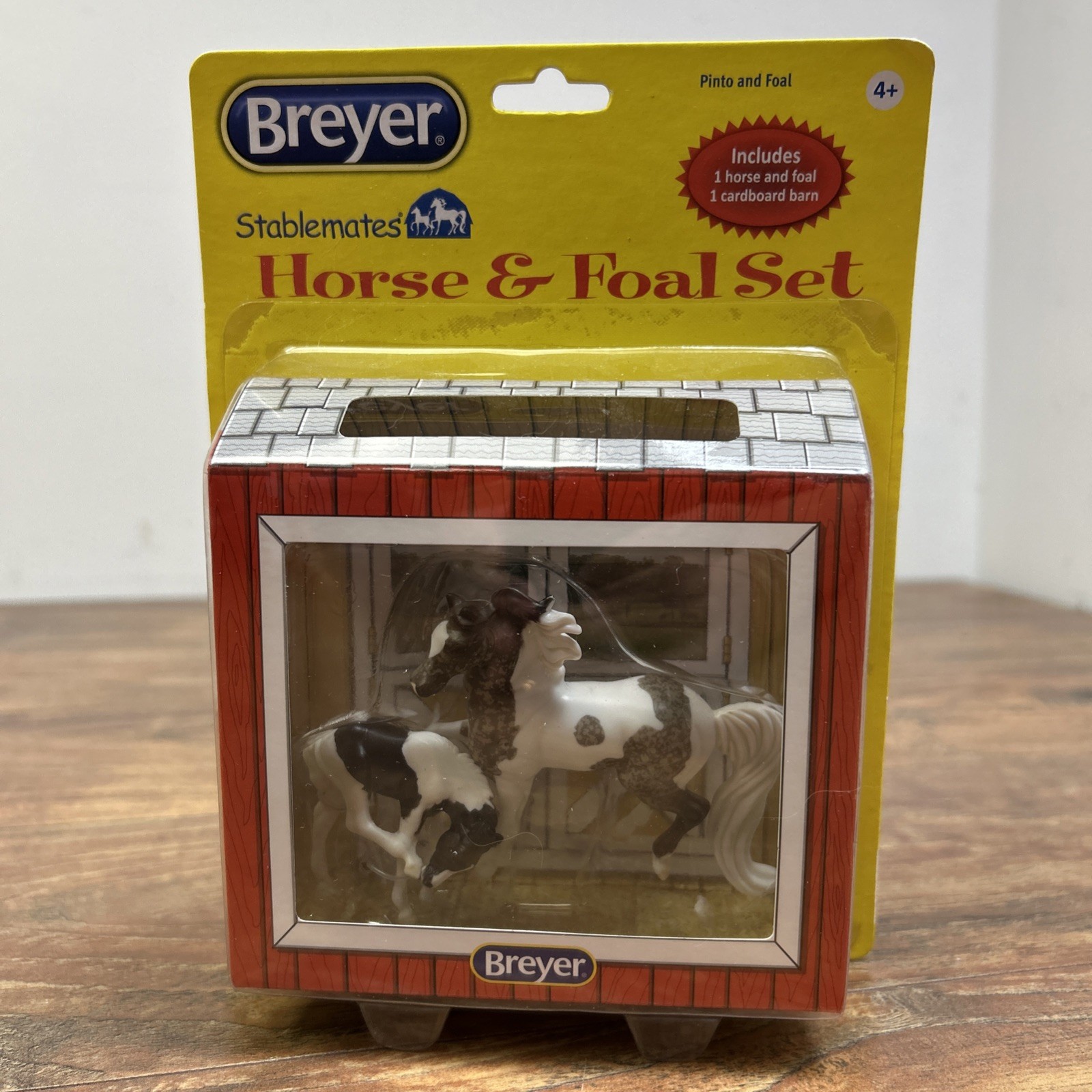 Retired Breyer Stablemates Horse & Foal Set Pintos #5923 New in Box 2013