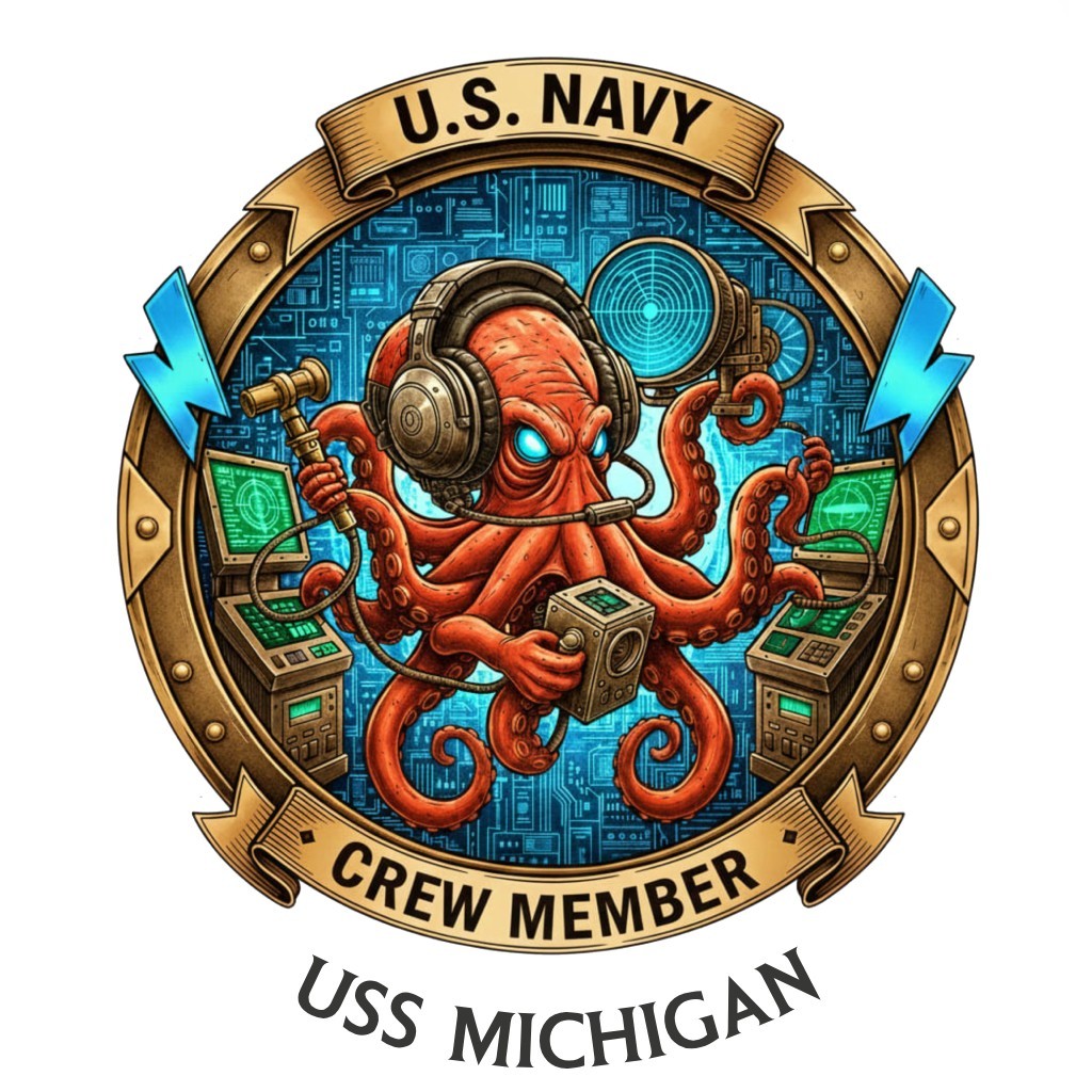 USS Michigan Crew Member SSGN Guided Missile Navy USN Veteran Gift 4