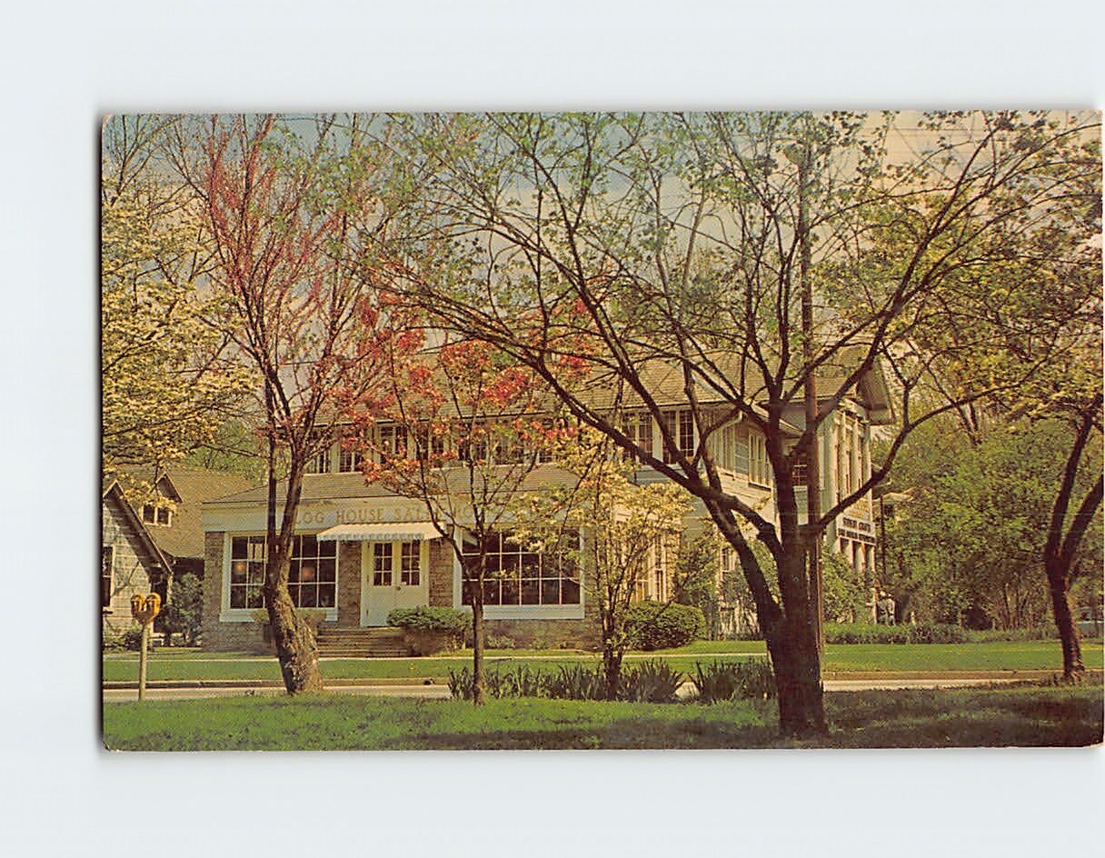 Postcard Log House Sales Room and Wallace Nutting Furniture Museum Kentucky USA