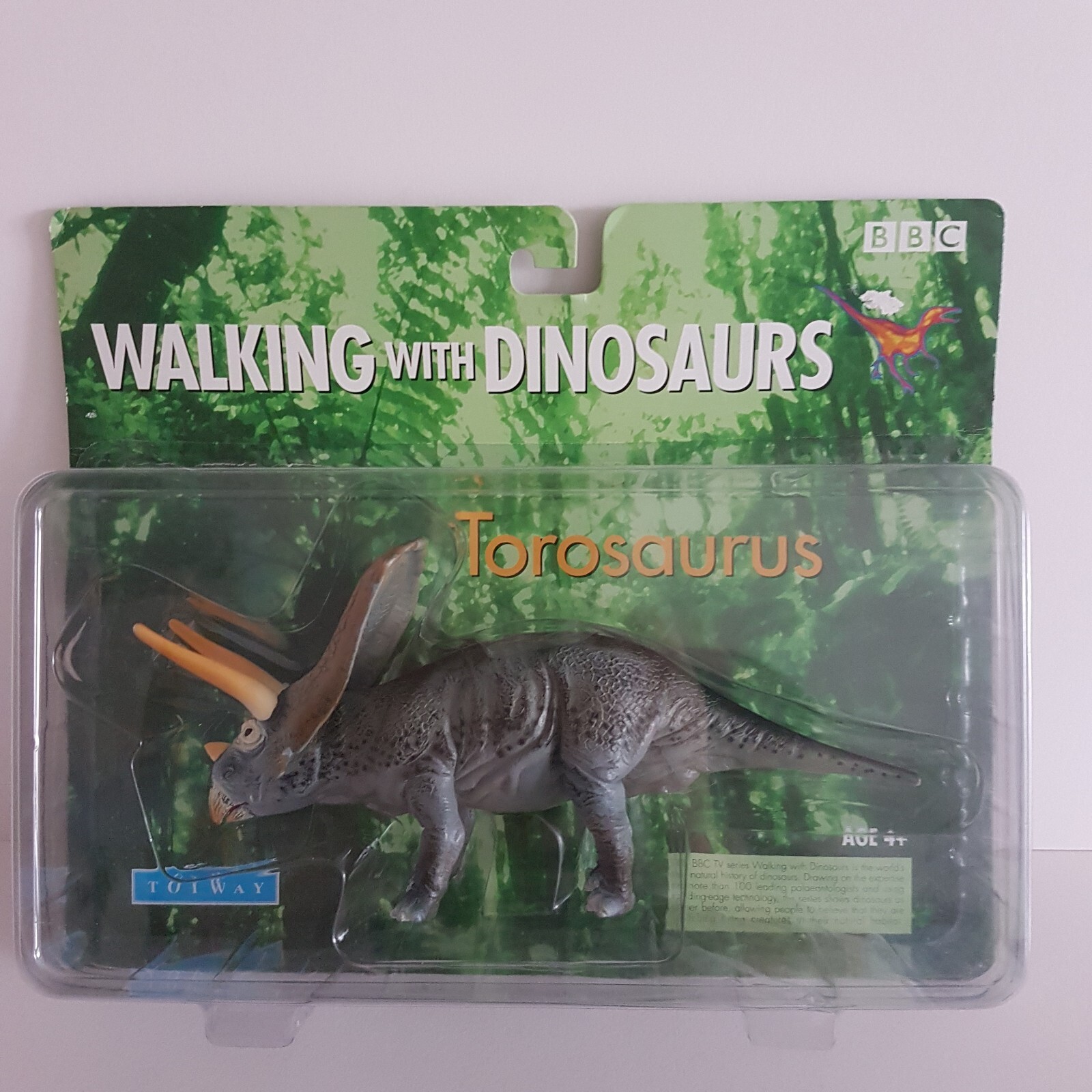BBC Walking with Dinosaurs Torosaurus Figure Toyway 1999 - New & Sealed