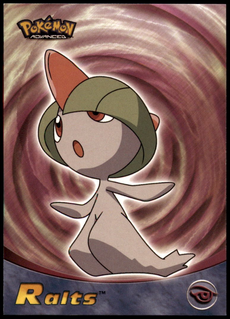 Ralts Base Topps Pokemon Advanced 65 Ralts Base Topps Pokemon Advanced 65