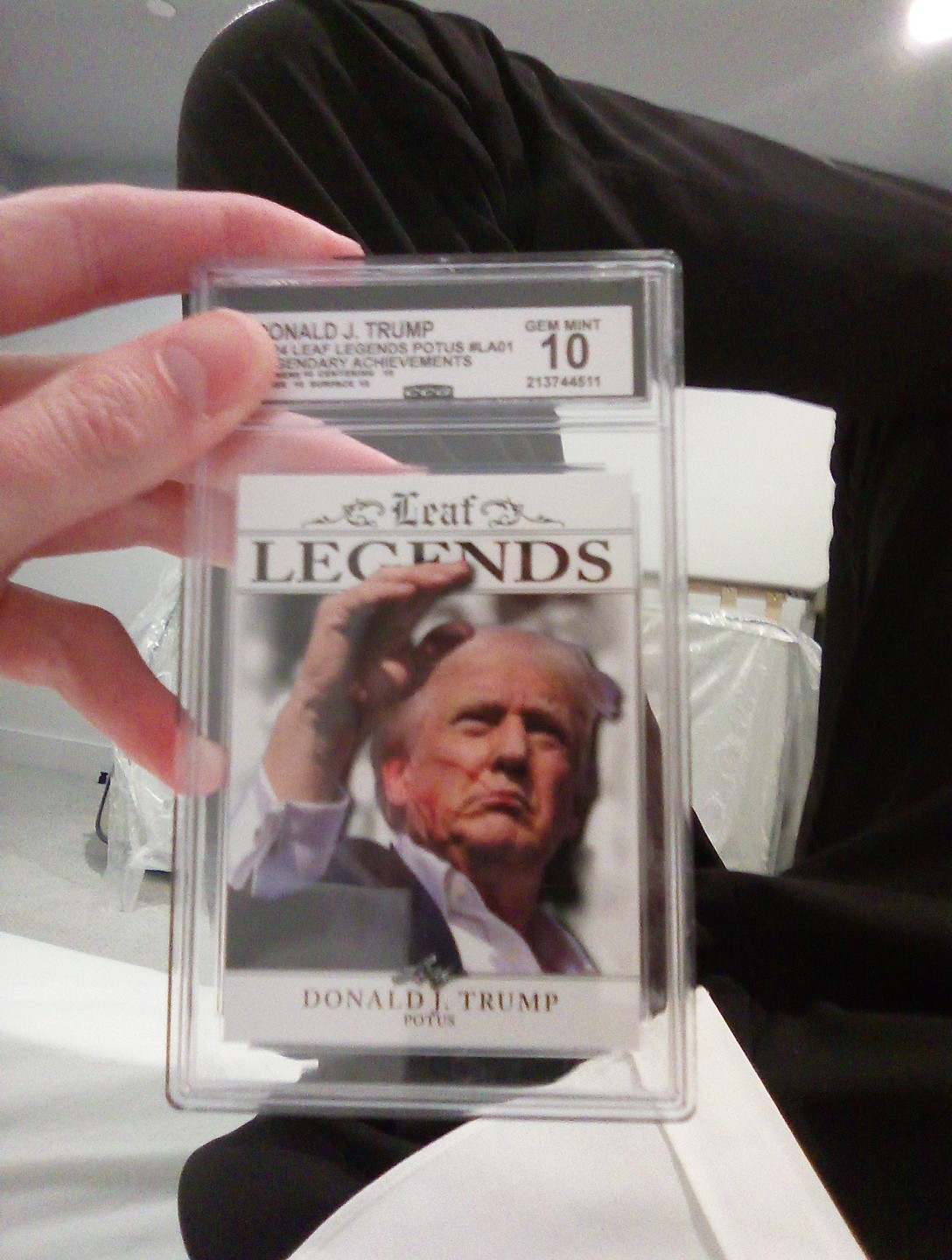 2024 Leaf Legends Donald J. Trump LA-01 PSA 10 POP 6 2024 Leaf Legends Donald J. Trump LA-01 PSA 10 POP 6