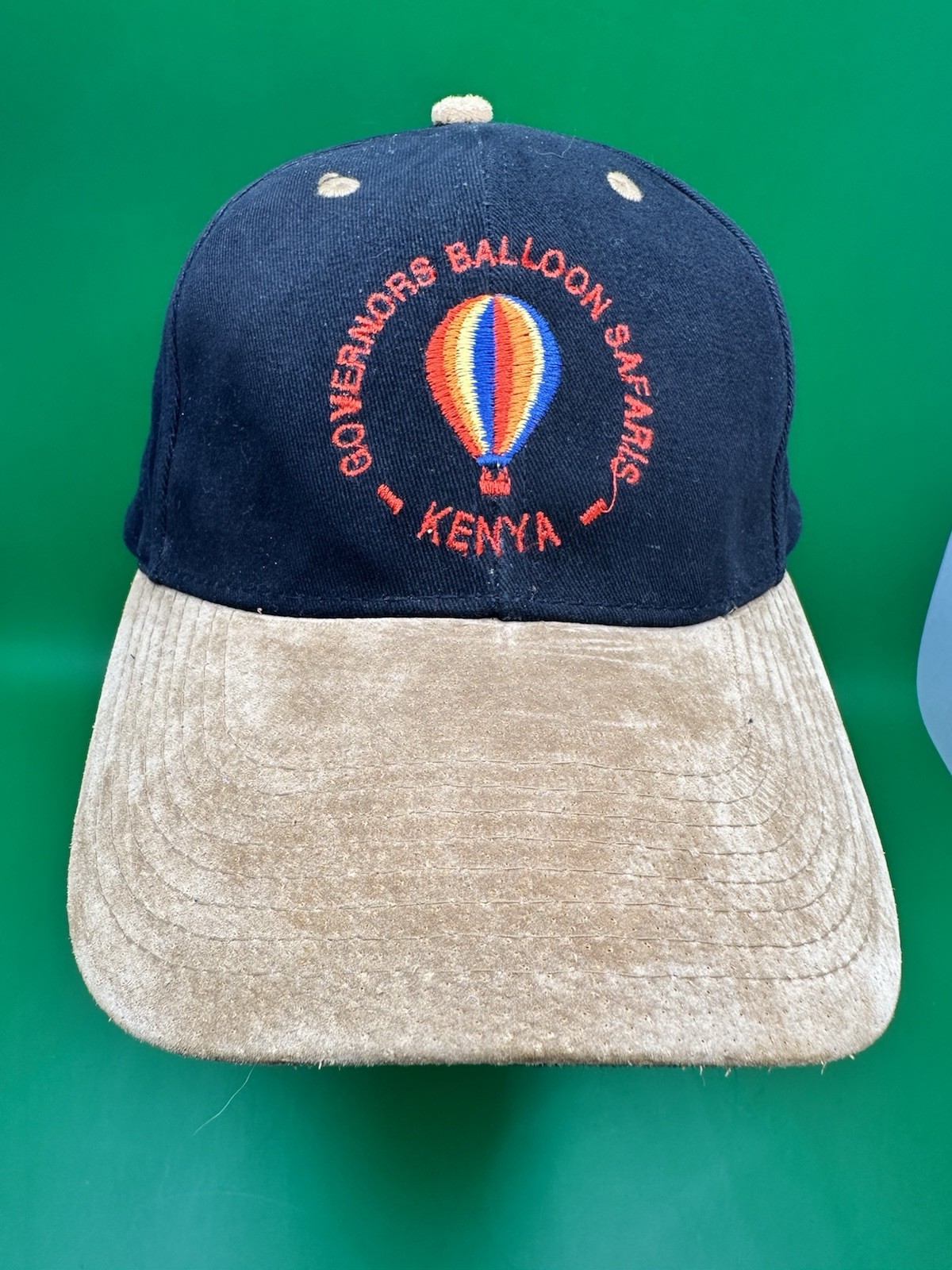 Vintage Balloon Safaris Governors Camp Kenya Hot Air Balloon Souvenir Hat NWT