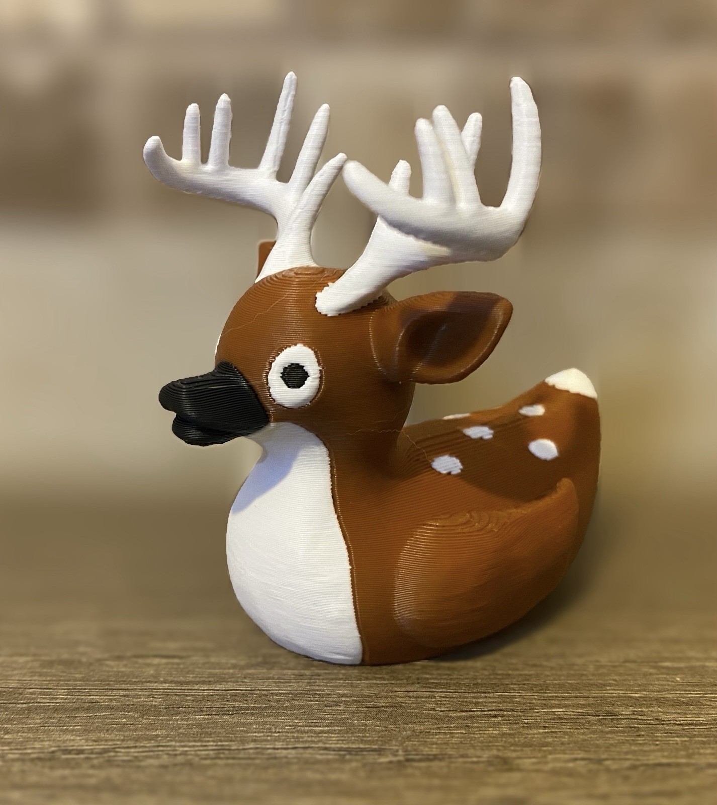 Deer Duck - 3D Print Figurine - Jeep Ducking Gift - Cruises - Collectible