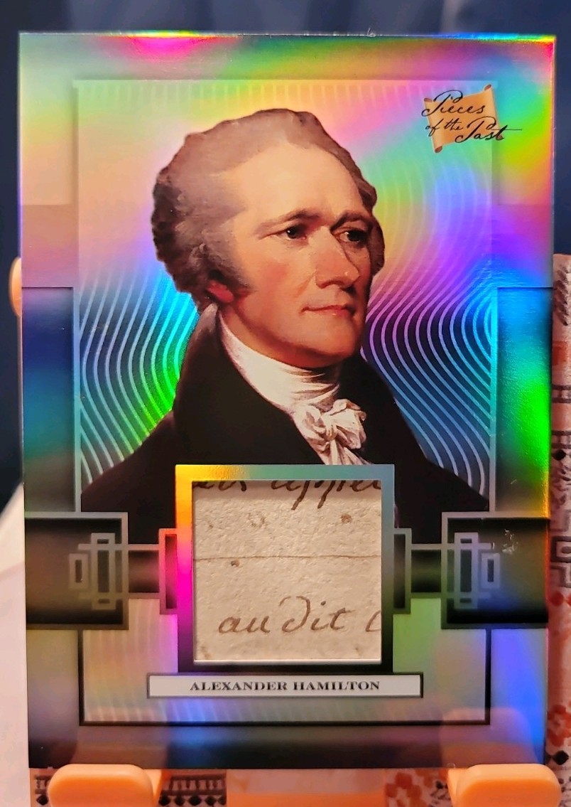 2026 pieces of the past #307 Alexander Hamilton handwritten relic /50 2026 pieces of the past #307 Alexander Hamilton handwritten relic /50