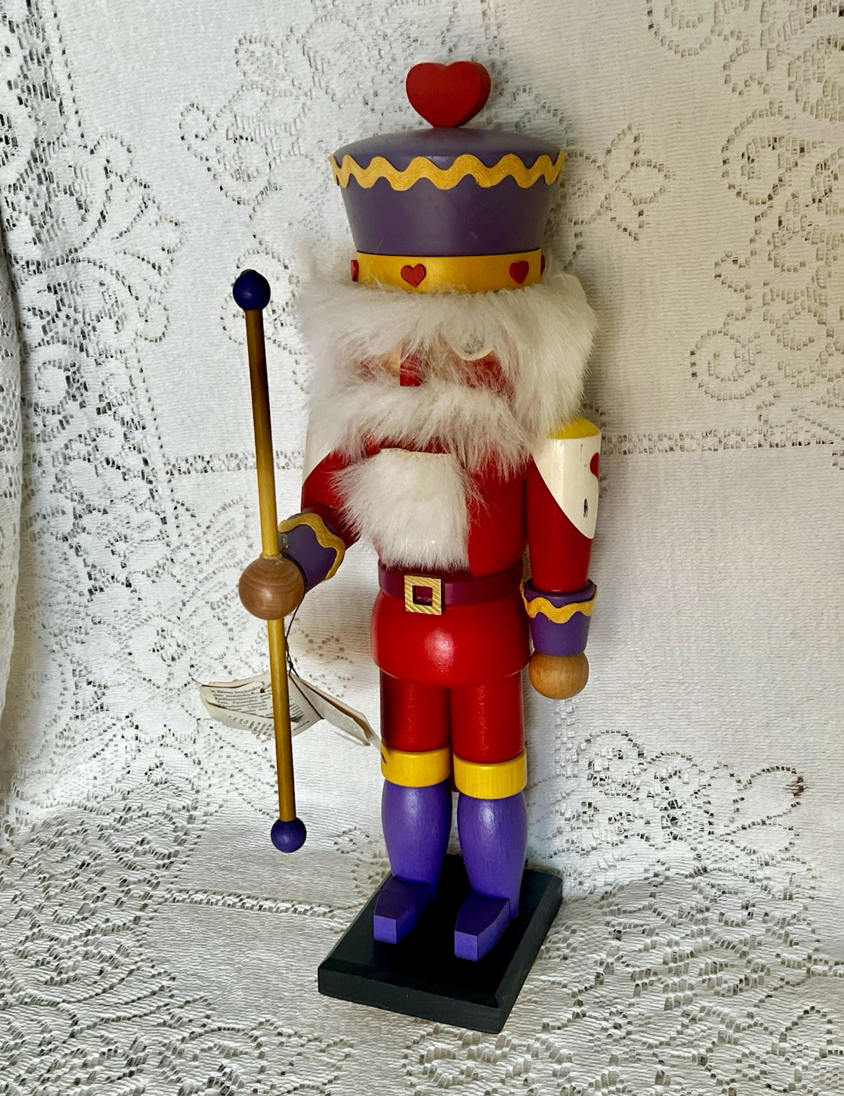 Nutcracker Holzkunst Christian Ulbricht Wooden King of Hearts Nutcracker Holzkunst Christian Ulbricht Wooden King of Hearts
