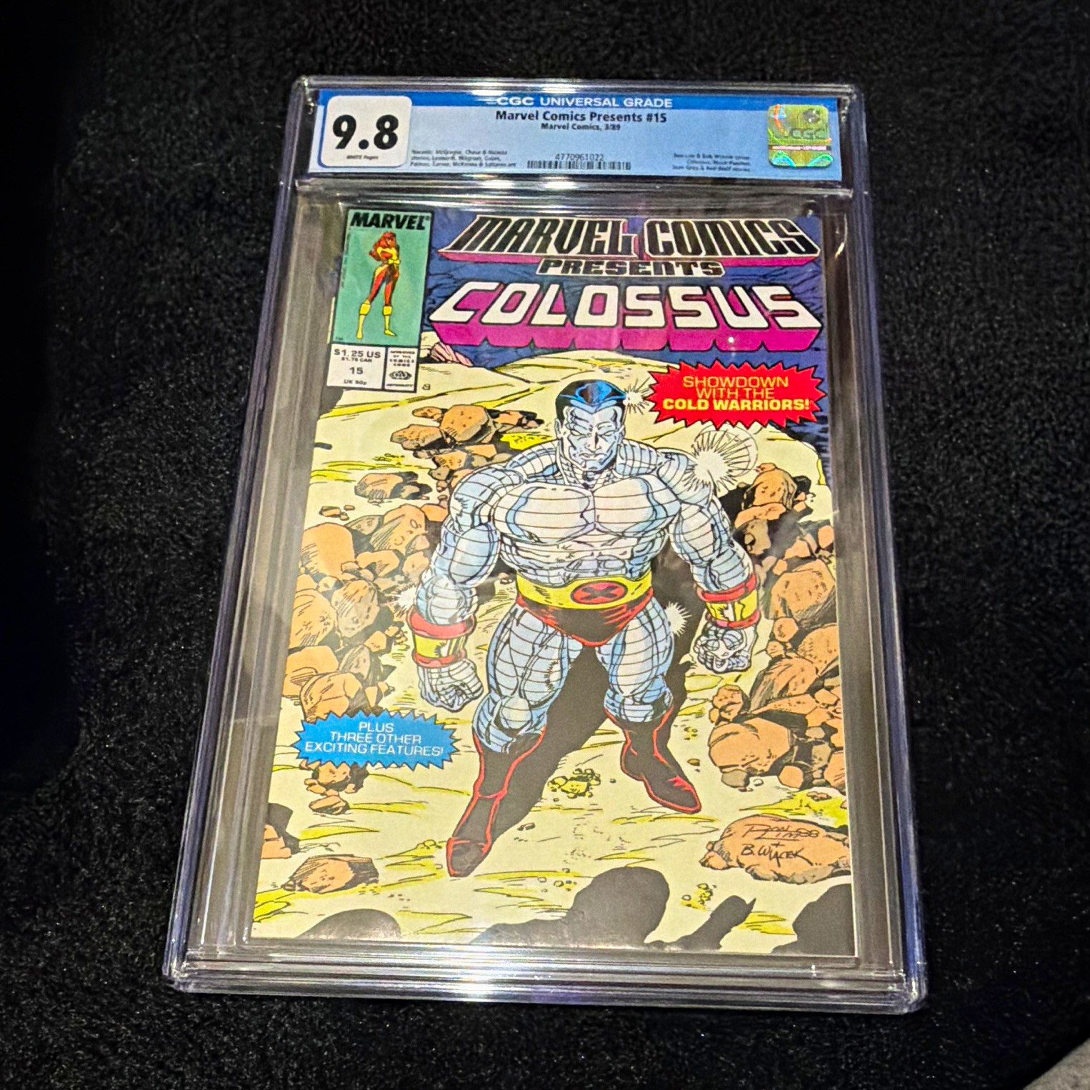 Marvel Comics Presents #15 CGC 9.8 (1988) Colossus Barry Windsor-Smith Very Rare Marvel Comics Presents #15 CGC 9.8 (1988) Colossus Barry Windsor-Smith Very Rare