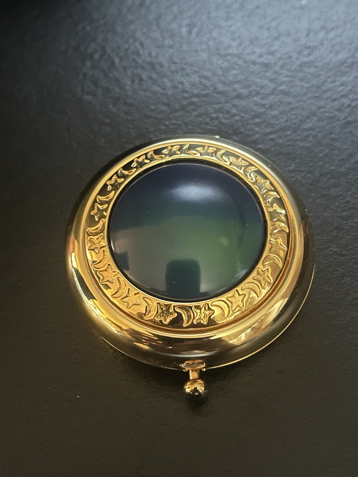 Vintage Estee Lauder The Attitude Mood Stone Lucidity Pressed Powder Compact Vintage Estee Lauder The Attitude Mood Stone Lucidity Pressed Powder Compact