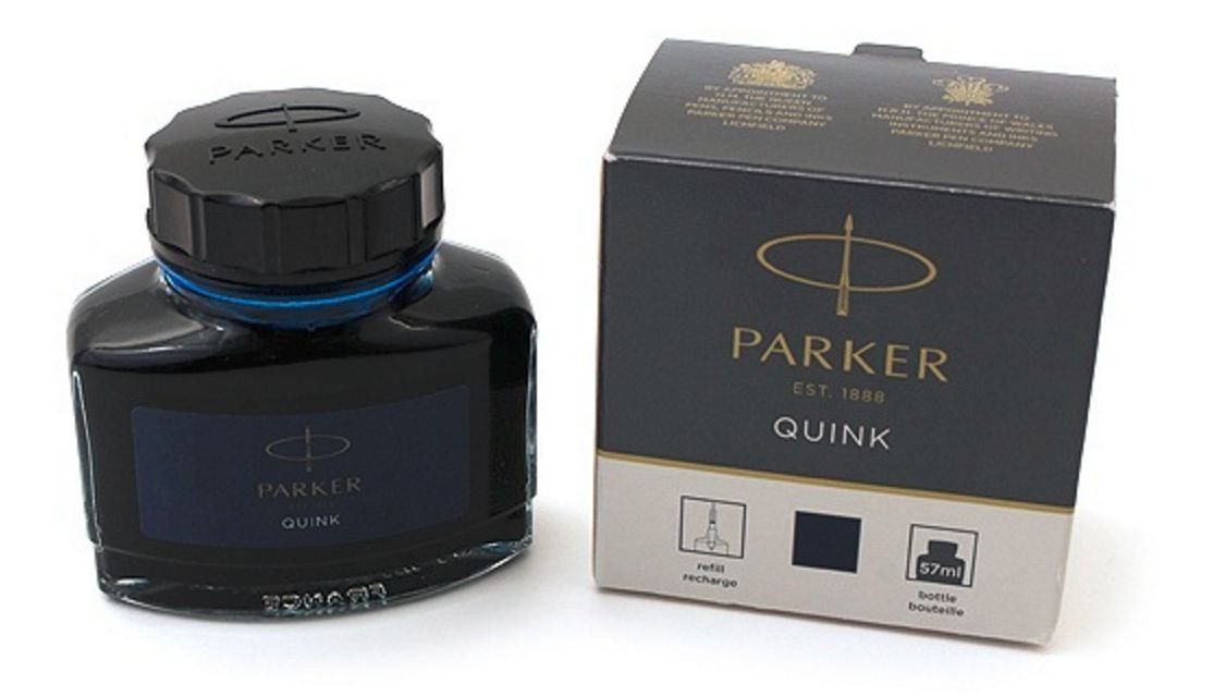 Parker Fountain Pen Ink  Blue Black Ink In Bottle New In Box  57ml 1950378 