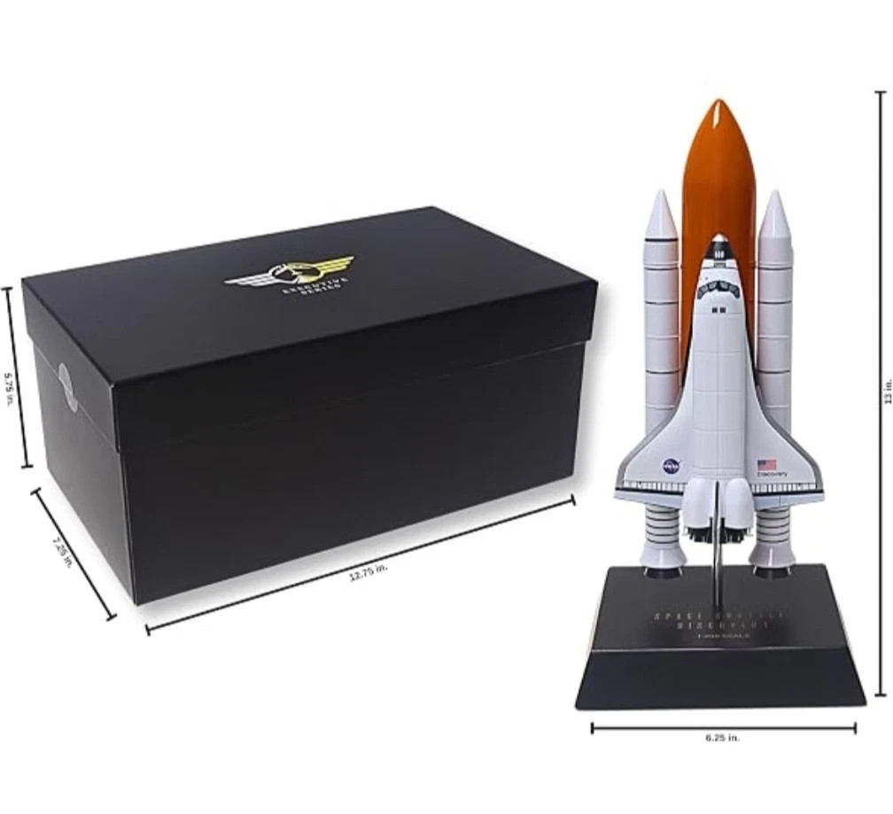 Executive Series NASA Space Shuttle Discovery Orbiter Full Stack 1/200 Scale NEW
