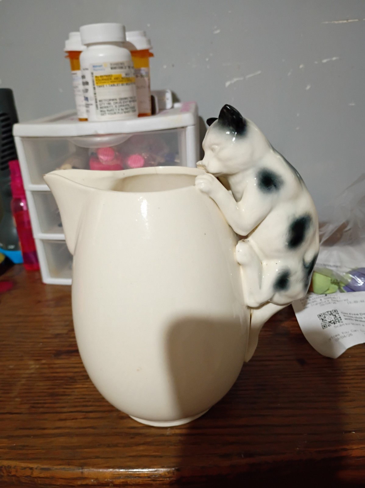 Vintage Erphila Fayence Germany Cat Creamer/Milk Pitcher Vintage Erphila Fayence Germany Cat Creamer/Milk Pitcher