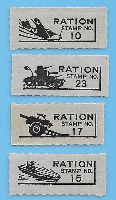 USA WW2 War Rations Plane Air Craft Carrier Tank Ration stamp set lot WW2 Era USA WW2 War Rations Plane Air Craft Carrier Tank Ration stamp set lot WW2 Era