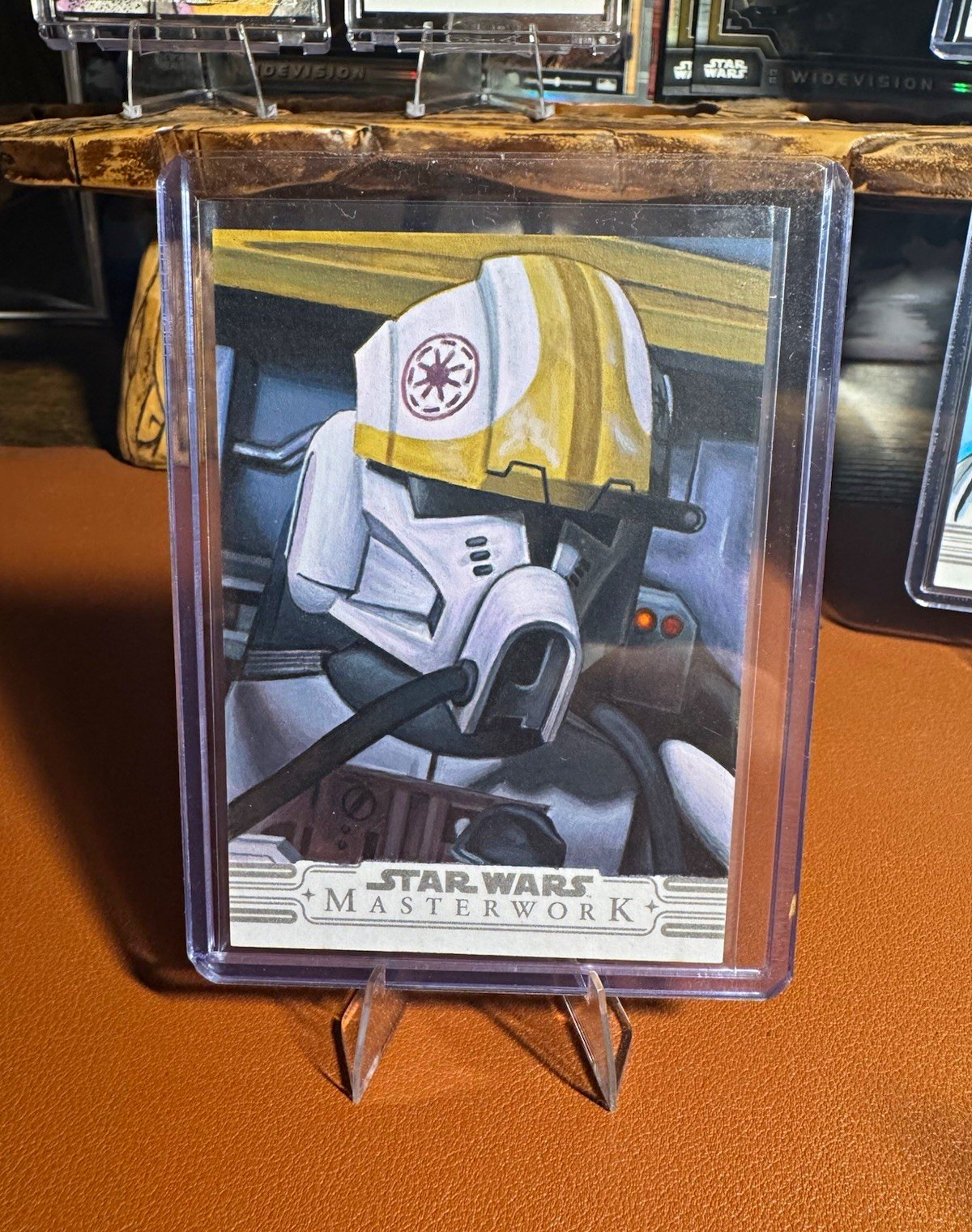 Topps Star Wars Masterwork Clone Trooper Pilot Sketch 1/1 by Kris Penix