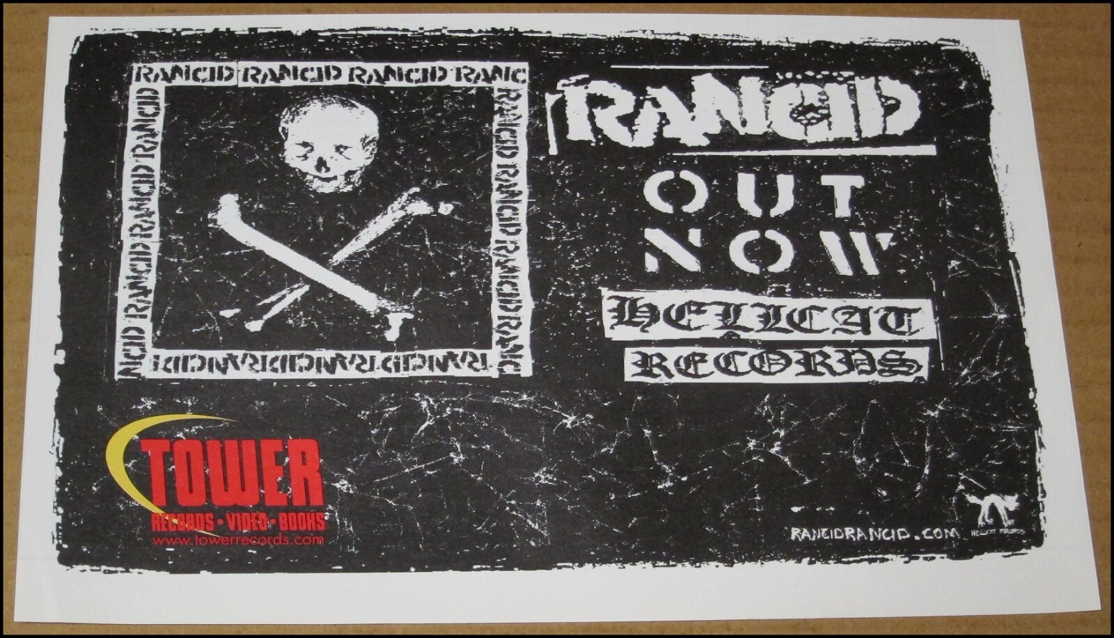 2000 Rancid 5 Print Ad Album Advertisement Clipping Punk Rock Band Rancid