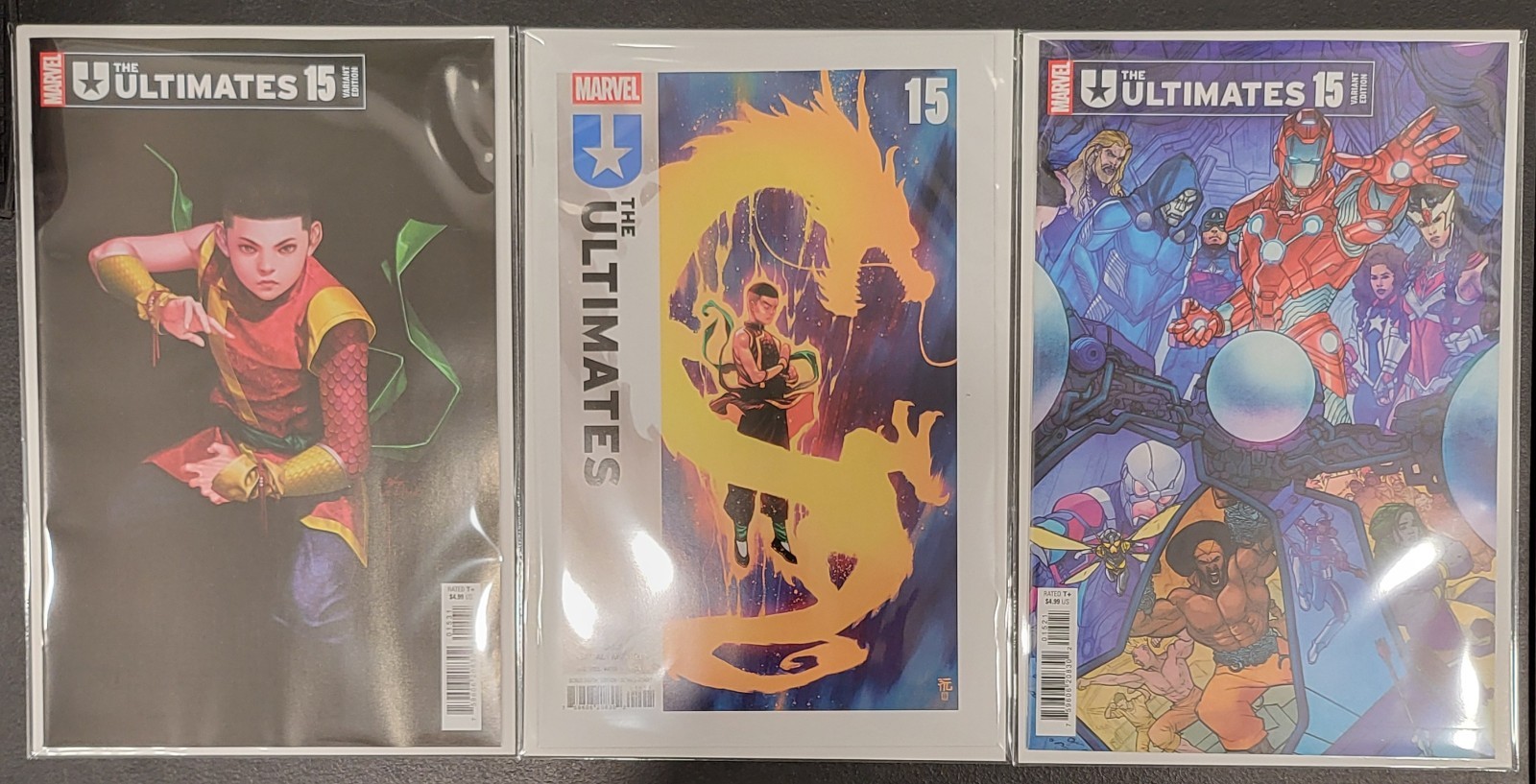 Ultimates #15, Lot of 3 Standard Covers, NM/Better , 1st