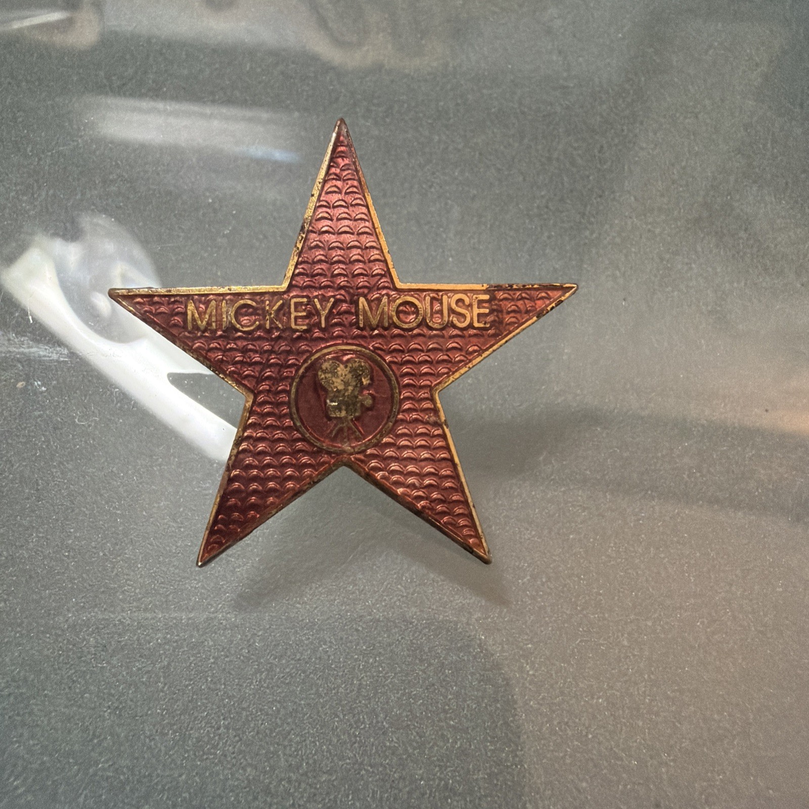 Rare Mickey Mouse Hollywood Walk of Fame Star Pin Disney Made In Taiwan REPAIRED