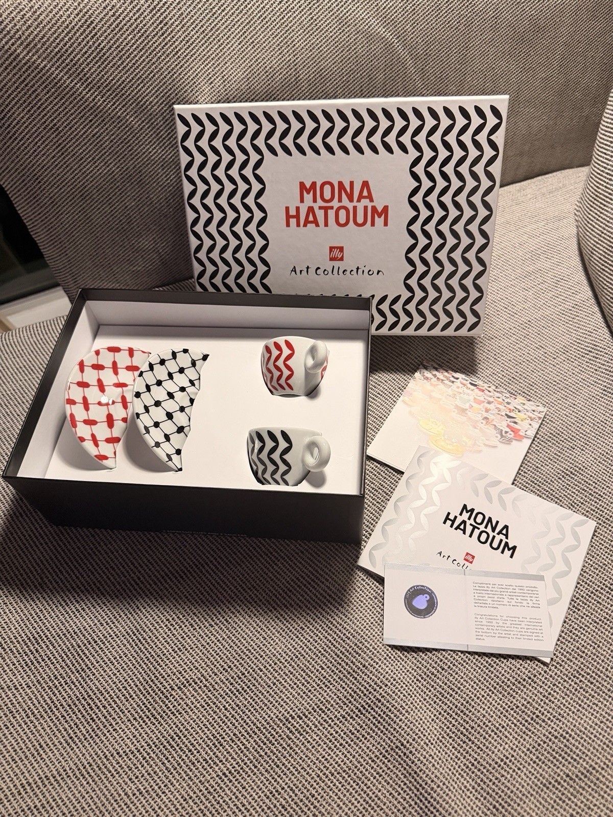 Illy Art Collectoon Mona Hatoum Espresso Cups