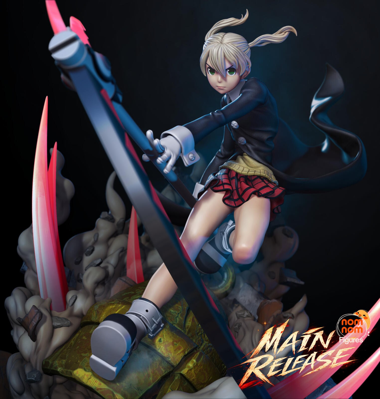 1:8 Maka Soul Eater Fan Art UNPAINTED High Quality Garage Kit
