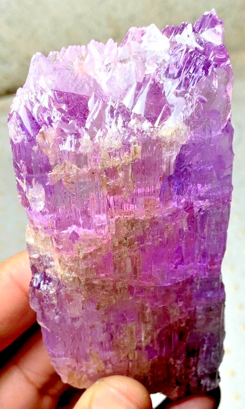 1500 Carat Natural Etched Pink Colour Kunzite Crystal Specimen from  Afghanistan