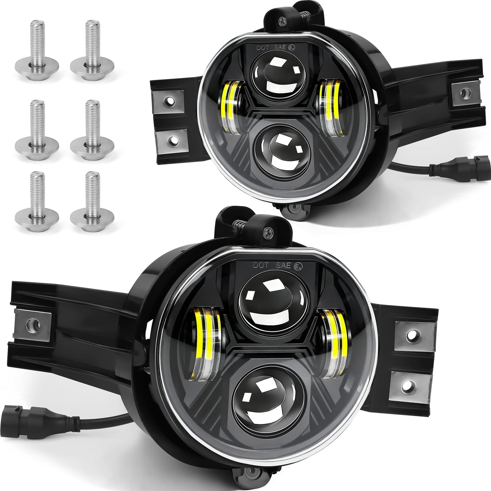 Upgraded LED Fog Lights for Dodge Ram 1500 2500 3500 Pickup Truck 20022009 Upgraded LED Fog Lights for Dodge Ram 1500 2500 3500 Pickup Truck 20022009