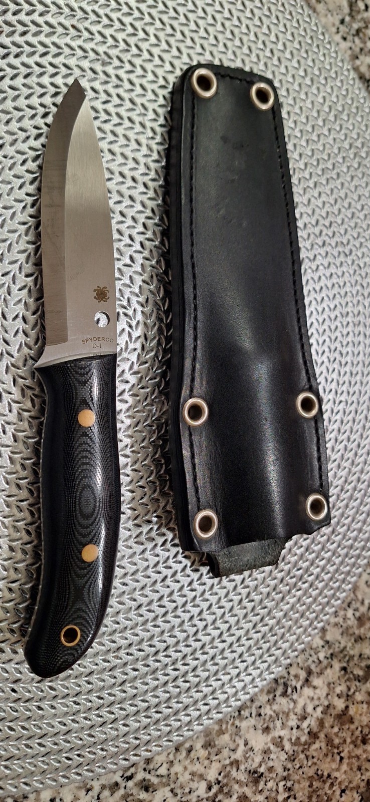 Spyderco Knives 0-1 BUSHCRAFT Knife UK - Rare Discontinued - MUST SEE 